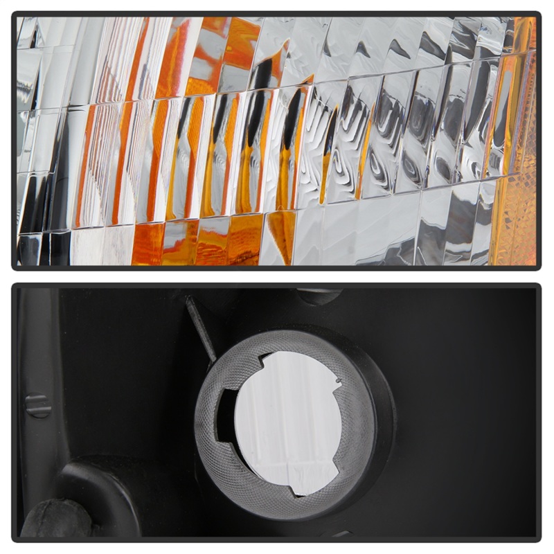 Ford Escape Headlights - SPYDER - OEM Style - Chrome - `01-`04