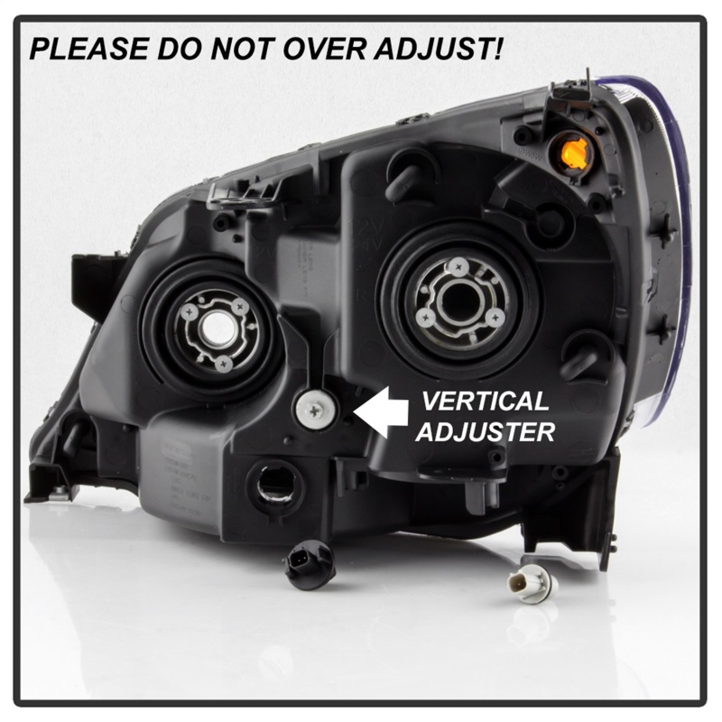 Honda Odyssey Headlights - SPYDER - OEM Style - Black - `08-`10