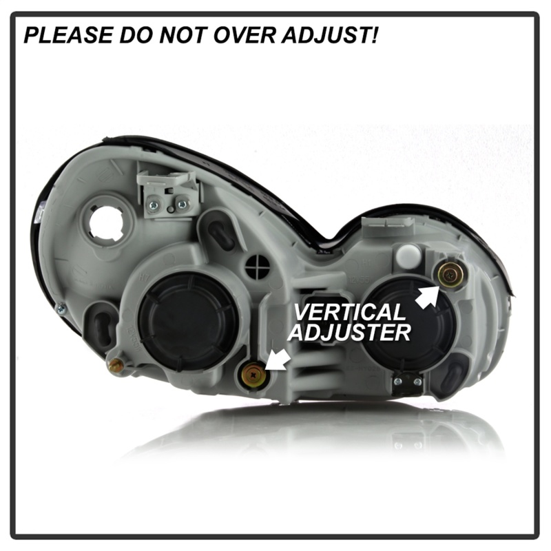 Hyundai Sonata Headlights - SPYDER - OEM Style - Chrome - `02-`05