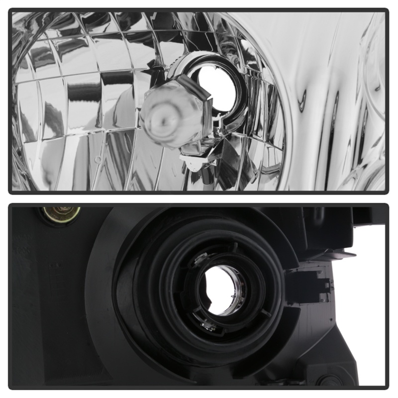 Nissan Frontier Headlights - SPYDER - OEM Style - Chrome - `01-`04