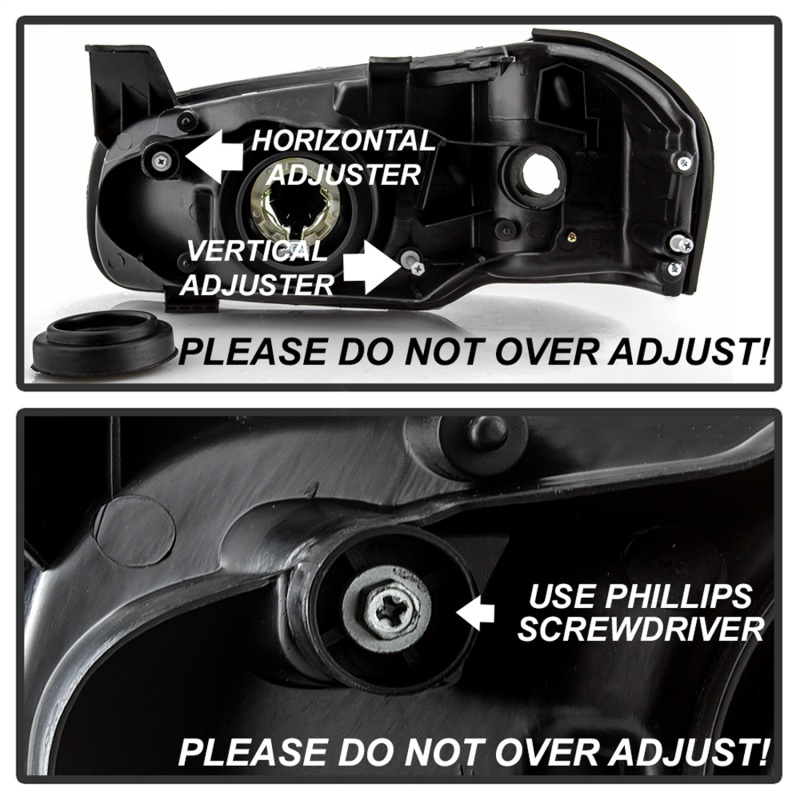 Nissan Maxima Headlights - SPYDER - OEM Style - Chrome - `00-`01