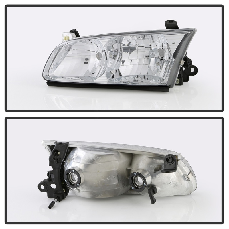 Toyota Camry Headlights - SPYDER - OEM Style - Chrome - `00-`01