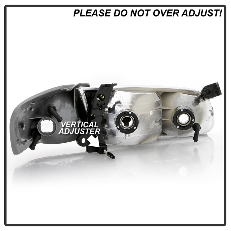 Toyota Camry Headlights - SPYDER - OEM Style - Chrome - `00-`01