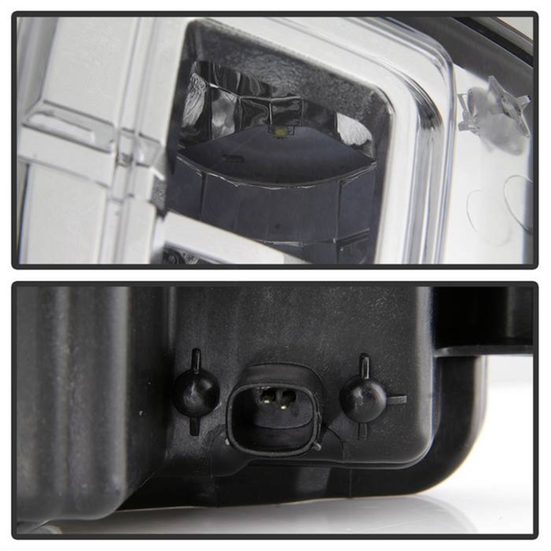 Chevrolet Silverado 1500 Fog Lights - SPYDER - OEM Style Full LED w/Switch - Clear - `16-`18