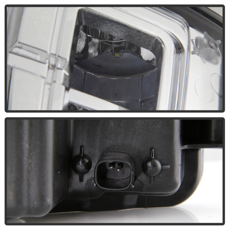 Chevrolet Silverado 1500 Fog Lights - SPYDER - OEM Style Full LED w/Switch - Clear - `16-`18