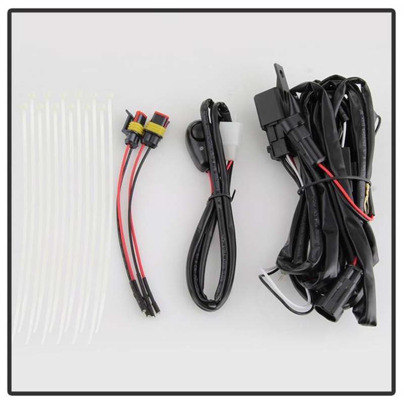 Chevrolet Silverado 1500 Fog Lights - SPYDER - OEM Style Full LED w/Switch - Clear - `16-`18