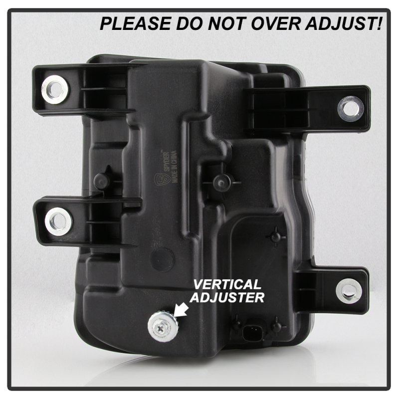 Chevrolet Silverado 1500 Fog Lights - SPYDER - OEM Style Full LED w/Switch - Clear - `16-`18