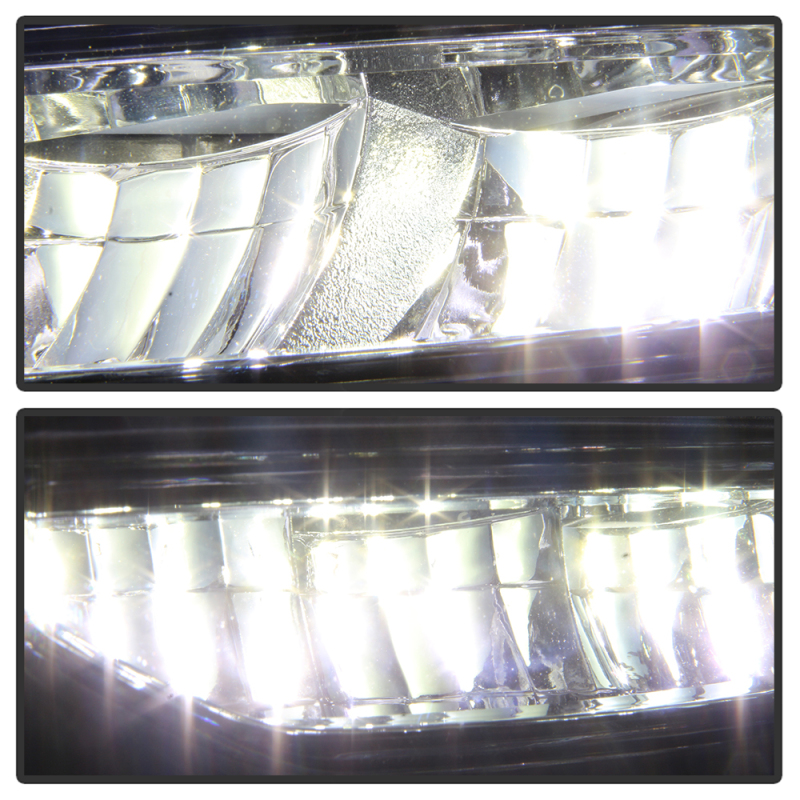 GMC Sierra 1500 Fog Lights - SPYDER - Full LED w/Switch - Clear - `16-`18