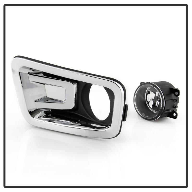 Nissan Titan Fog Lights - SPYDER - OEM Style w/Switch - Clear - `16-`18