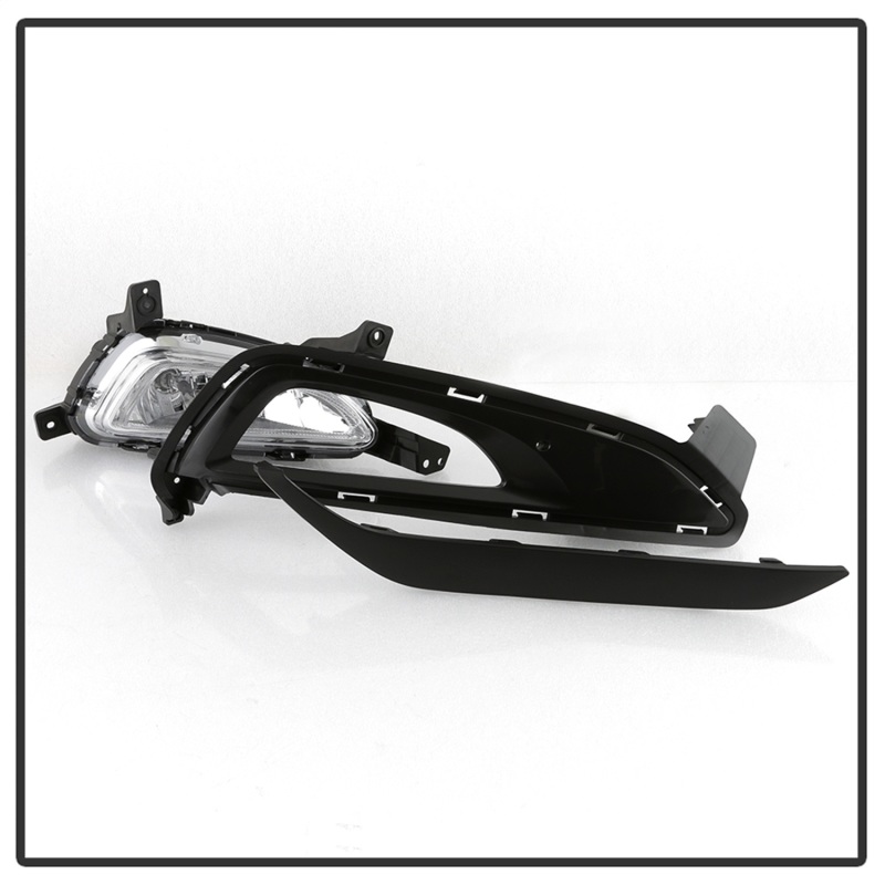 Hyundai Tucson Fog Lights - SPYDER - OEM Style w/Switch - Clear - `16-`18