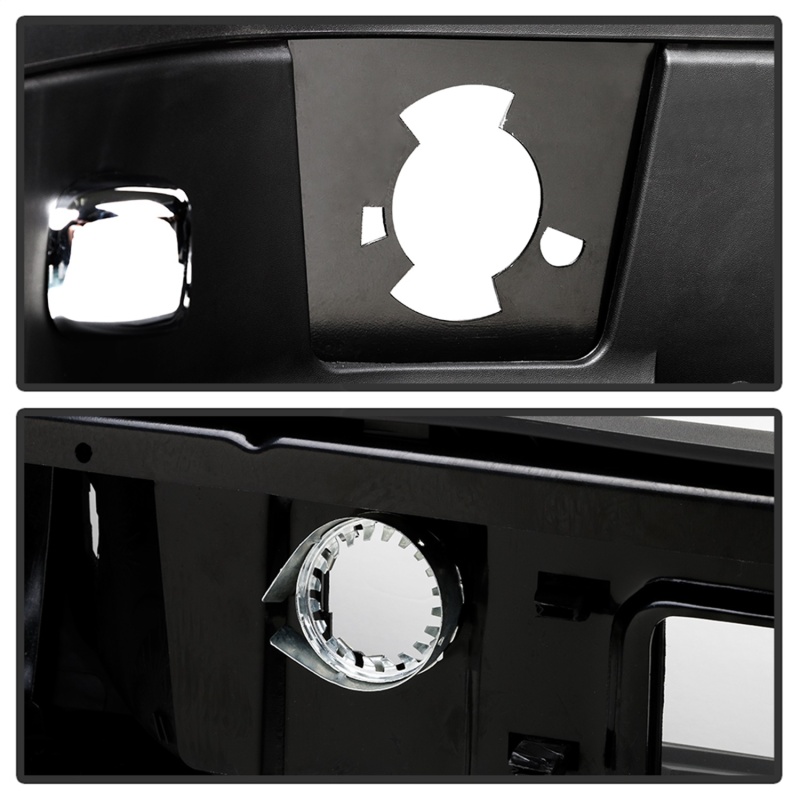 Chevrolet Silverado 1500 Bumper - Rear - SPYDER - OEM Style Steel - Black - `07-`13