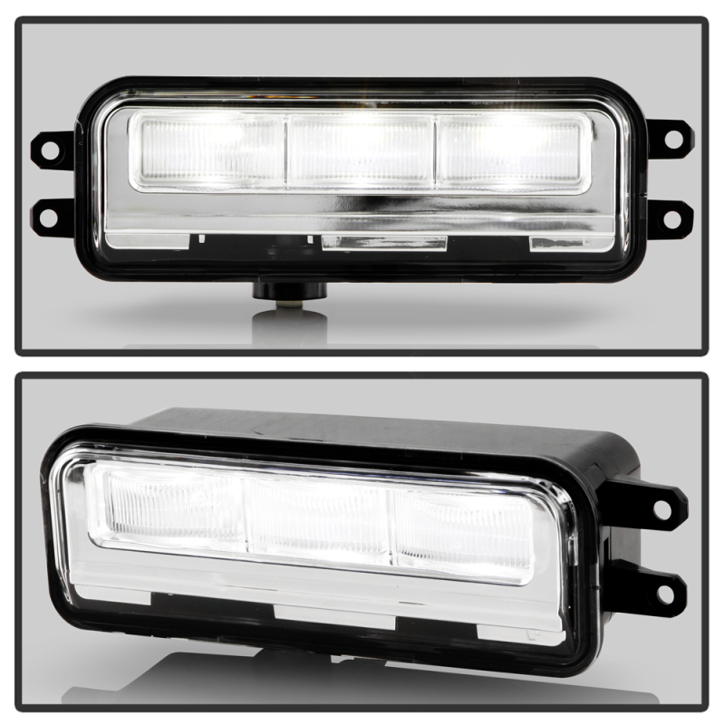 Toyota Tundra Fog Lights - SPYDER - OEM Full LED w/Switch - Clear - `22-`24