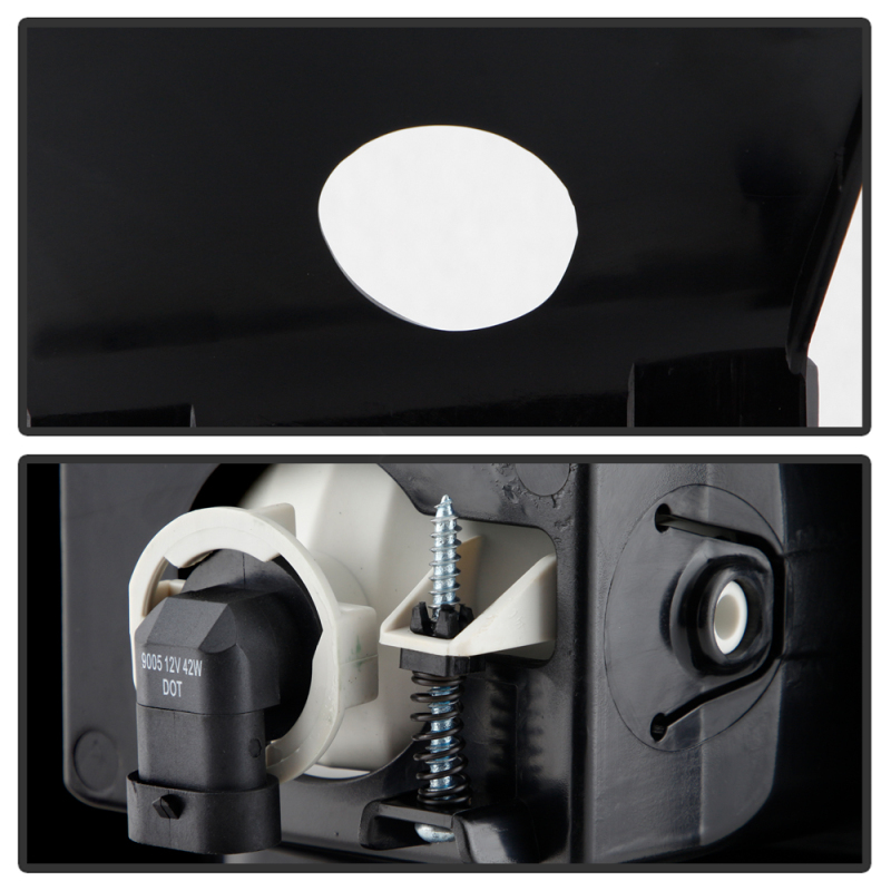 Ford F250 Fog Lights - SPYDER - LED with Switch - Clear - `17-`19