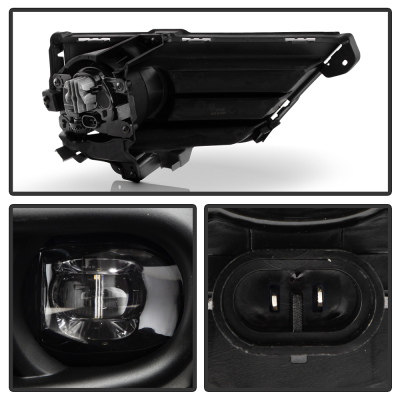 Honda CRV Fog Lights - SPYDER - OEM Full LED w/Switch - Clear - `20-`22