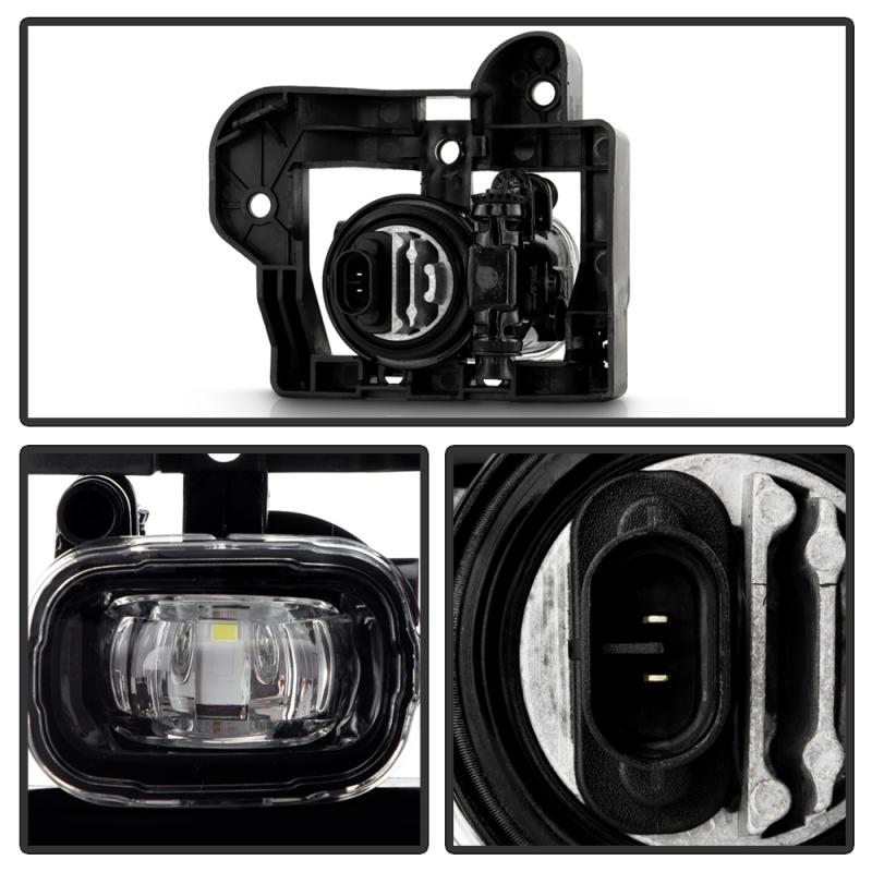 Nissan Rogue Fog Lights - SPYDER - OEM Full LED - Clear - `22-`24