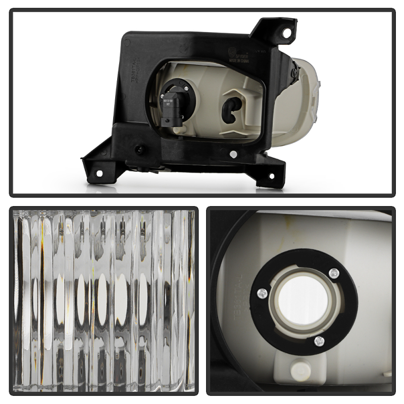 Toyota Tundra Fog Lights - SPYDER - OEM Style - Clear - `00-`06
