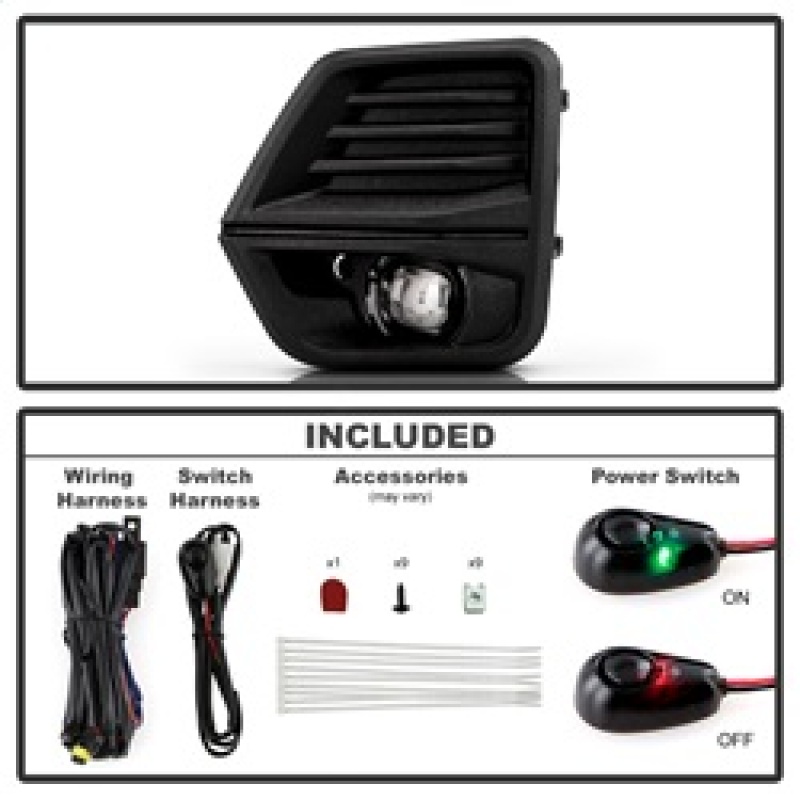 Chevrolet Colorado Fog Lights - SPYDER - OEM Style LED - `23-`25