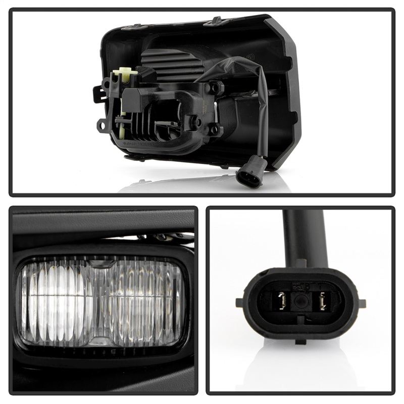 Toyota Tacoma TRD Fog Lights - SPYDER - LED - Clear - `16-`23