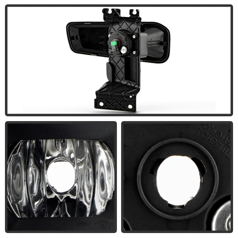 Ford F250 Fog Lights - SPYDER - OEM Halogen w/Switch - Clear - `23-`25