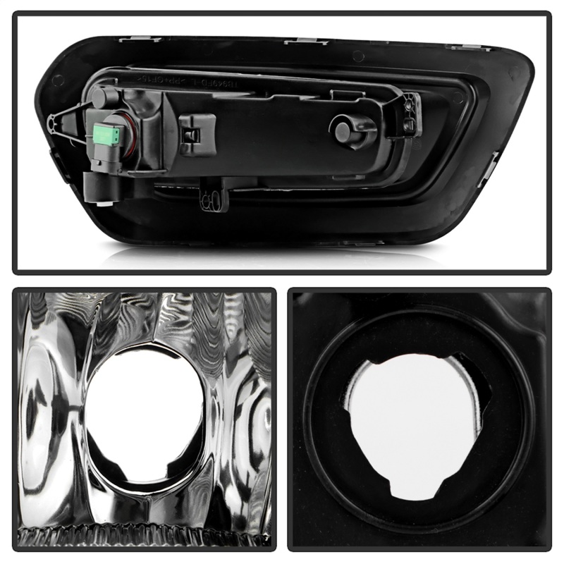 Ford Transit Fog Lights - SPYDER - Halogen w/Switch - Clear - `20-`24