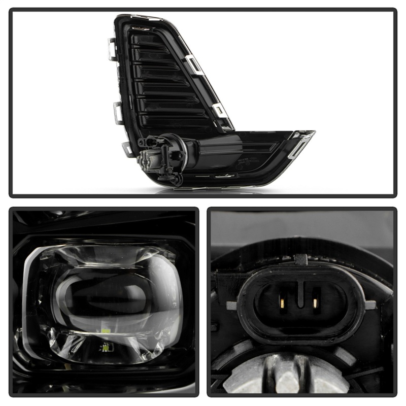 GMC Acadia Fog Light Assembly - SPYDER - OEM LED w/ Switch - Clear - `20-`23