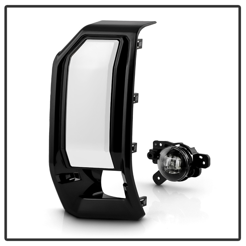 GMC Sierra 2500HD Fog Light Assembly - SPYDER - OEM Full LED w/ Switch - Clear - `24-`25