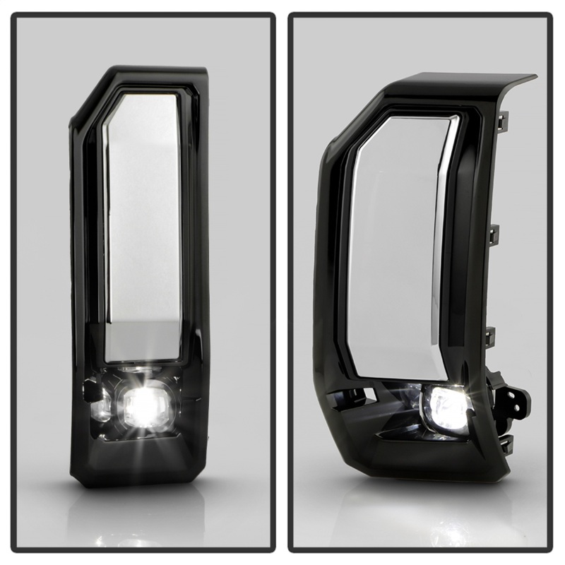 GMC Sierra 3500HD Fog Light Assembly - SPYDER - OEM Full LED w/ Switch - Clear - `24-`25