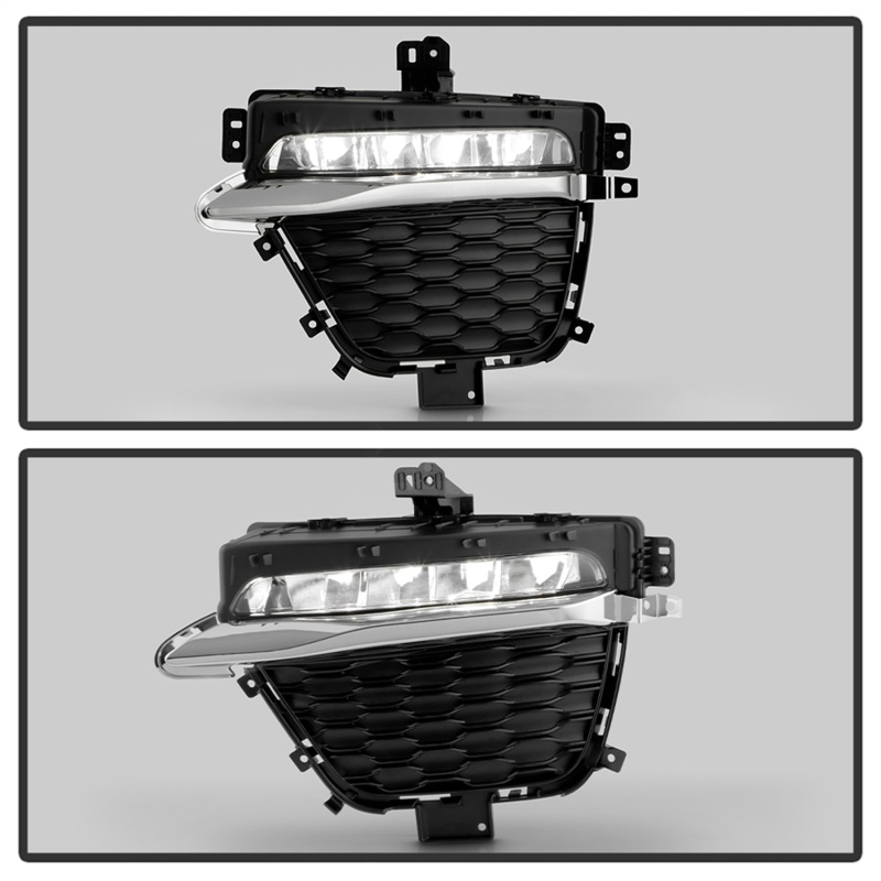 Jeep Grand Cherokee Fog Lights - SPYDER - OEM LED w/ Switch - Clear - `22-`24