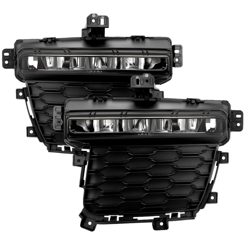 Jeep Grand Cherokee Fog Lights - SPYDER - OEM LED w/Switch - Clear - `22-`24
