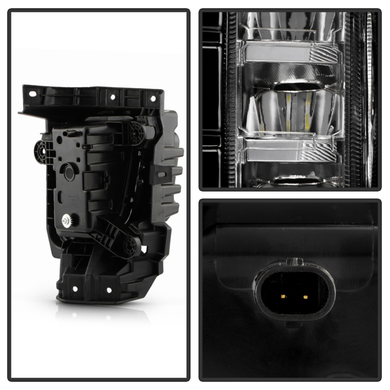 GMC Yukon AT4 Fog Lights - SPYDER - OEM Style Full LED - Clear - `21-`23