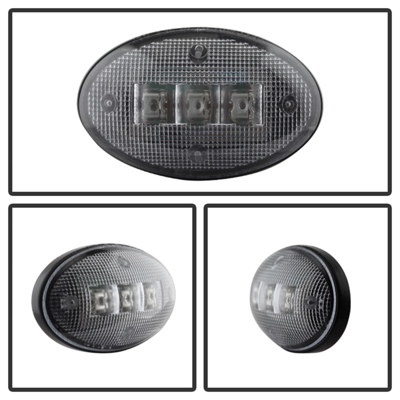 Ford Superduty F350 Fender Lights - SPYDER - LED - Clear - `99-`10