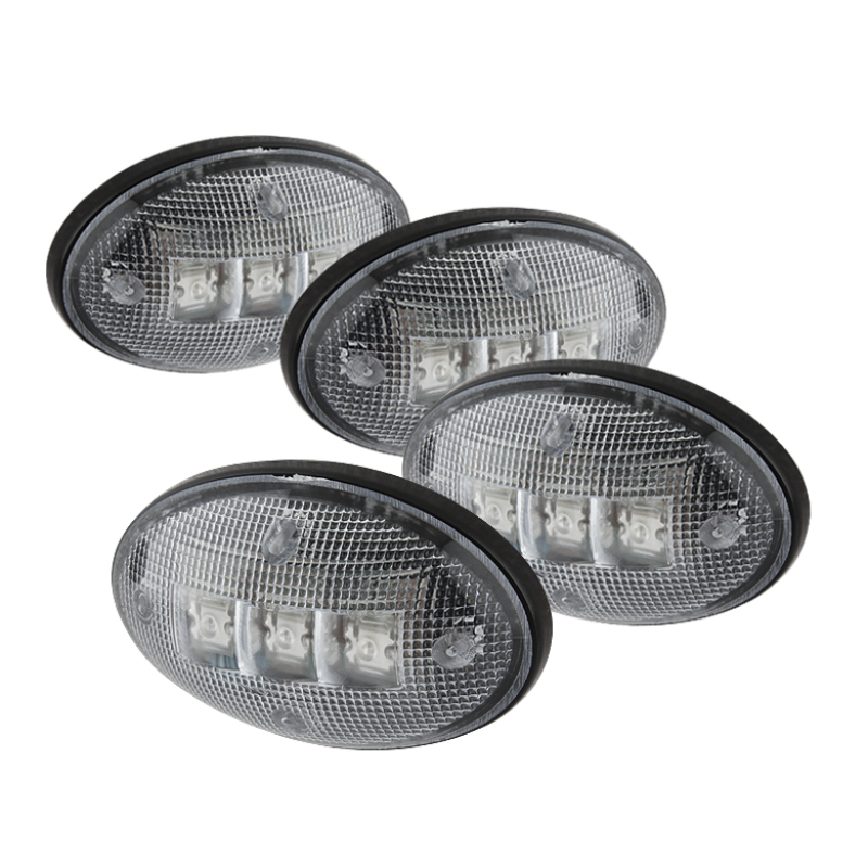 Ford Superduty F550 Fender Lights - SPYDER - LED - Clear - `99-`10