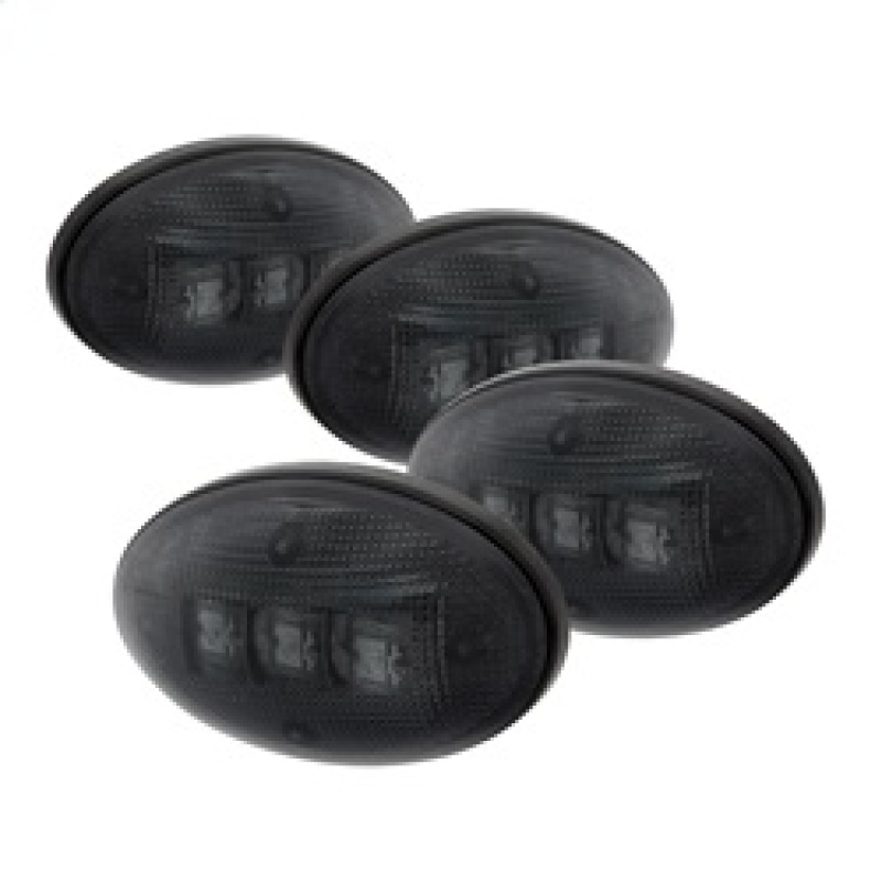 Ford Superduty F450 Fender Lights - SPYDER - xTune LED Side Fender Lights - Smoke - `99-`10
