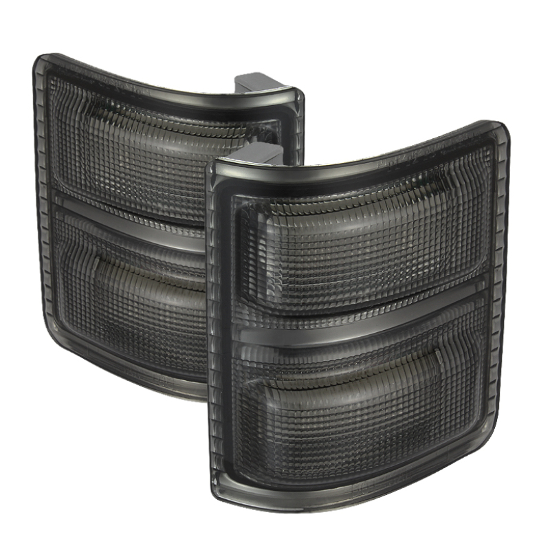 Ford F250 Mirror Signal Lens - SPYDER - Amber LED - Smoke - `08-`14