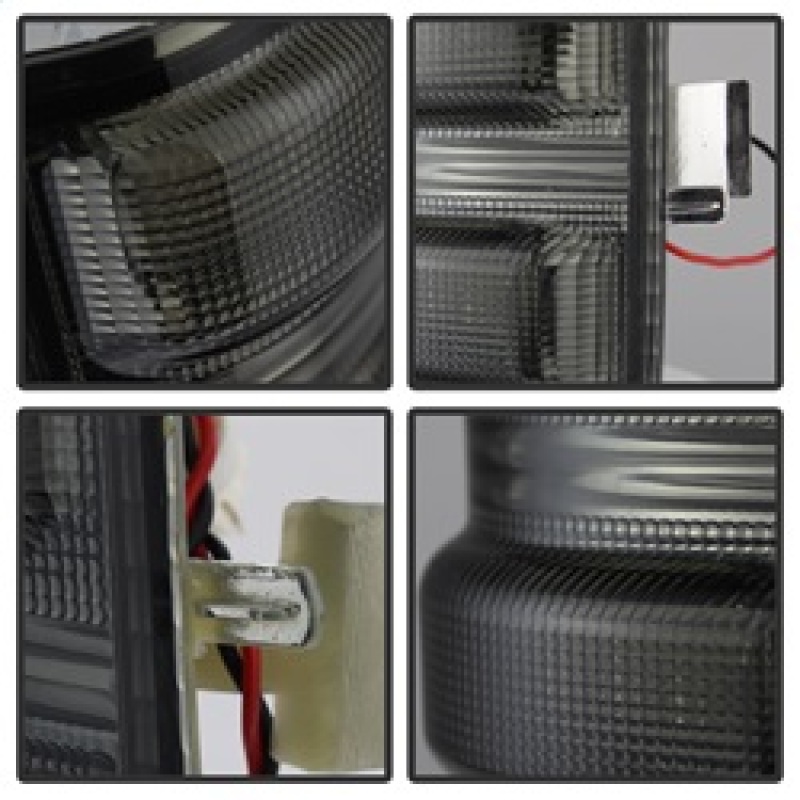 Ford F350 Mirror Signal Lens - SPYDER - Amber LED - Smoke - `08-`14