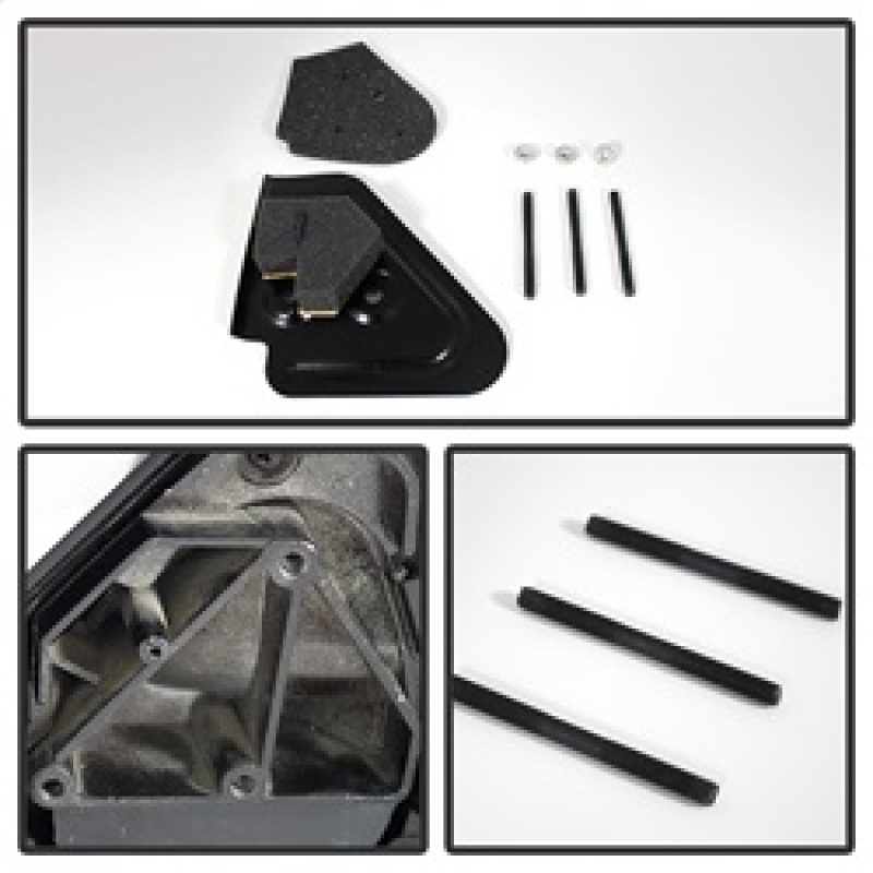 Dodge Ram 3500 Side Mirror - Right - SPYDER - xTune, Manual Extendable, Manual Adjustable - `94-`01