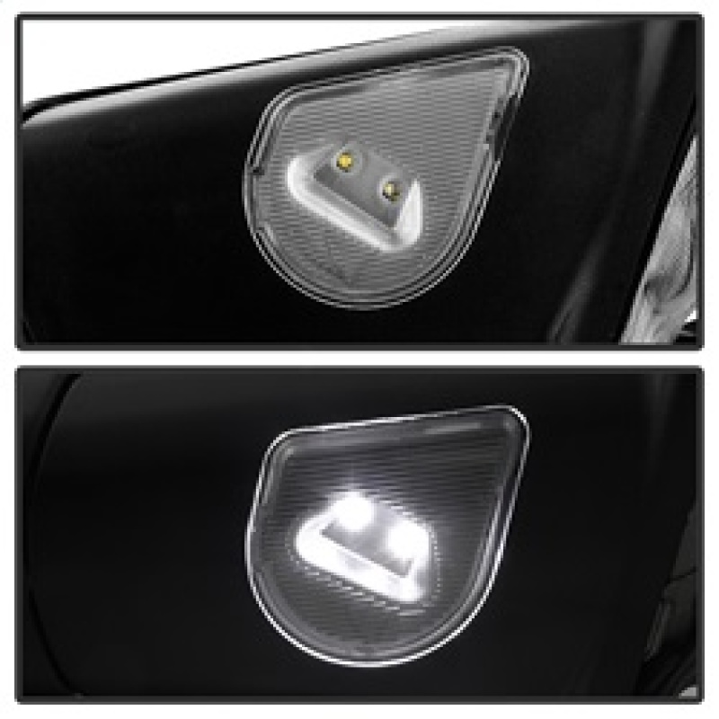 Dodge Ram 1500 Side Mirror - Right - SPYDER - Manual Extendable, Power Heated/Adjustable, LED Turn Signal - Black - `09-`10