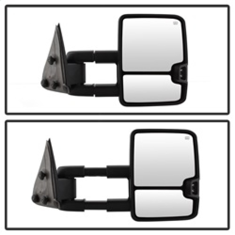 Chevrolet Silverado Side Mirrors - Left and Right - SPYDER - Heated Amber Signal Telescoping G3 - Chrome - `03-`06