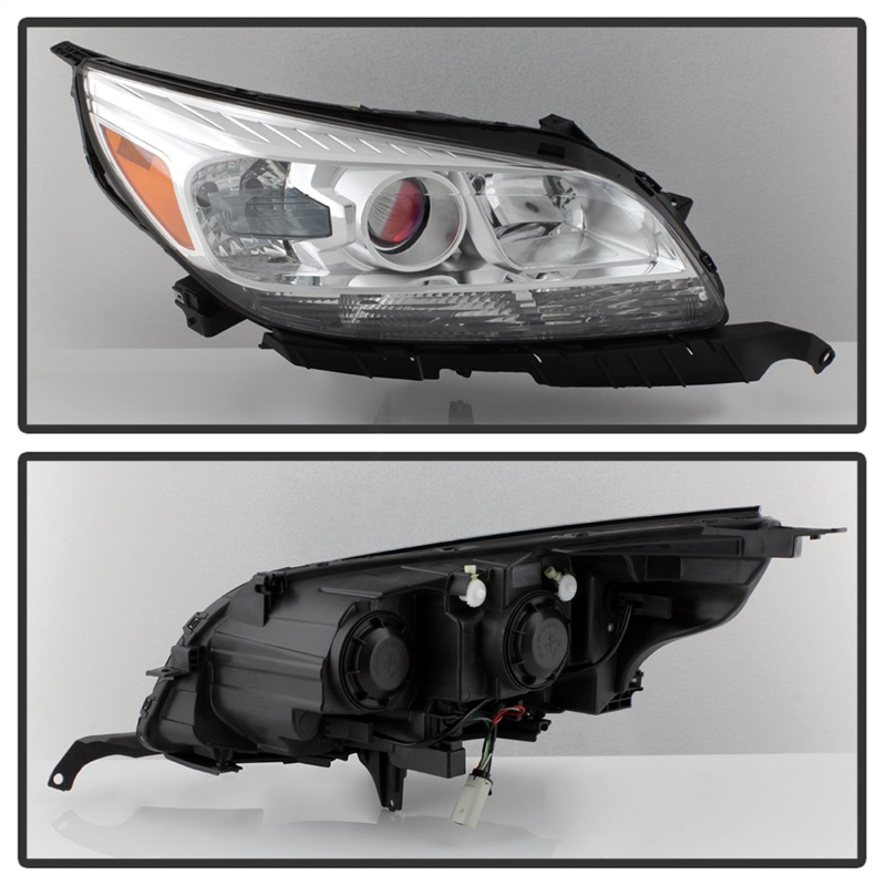 Chevrolet Malibu Headlights - Right - SPYDER - OE Style Projector - Halogen - `13-`15