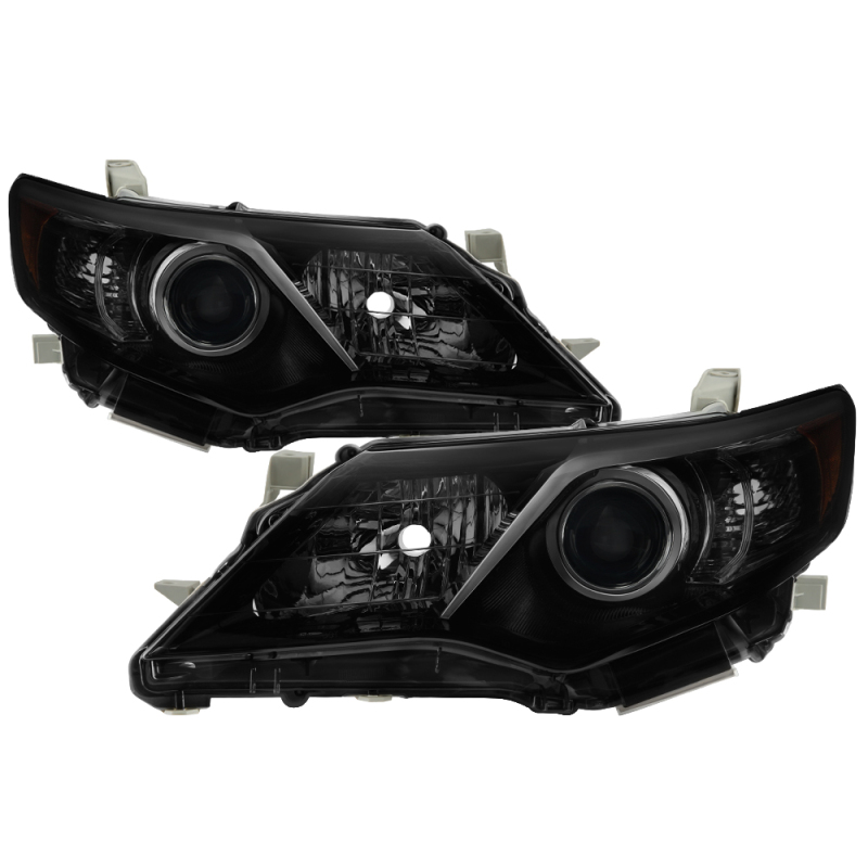 Toyota Camry Headlights - SPYDER - xTune - Black Smoke - `12-`14