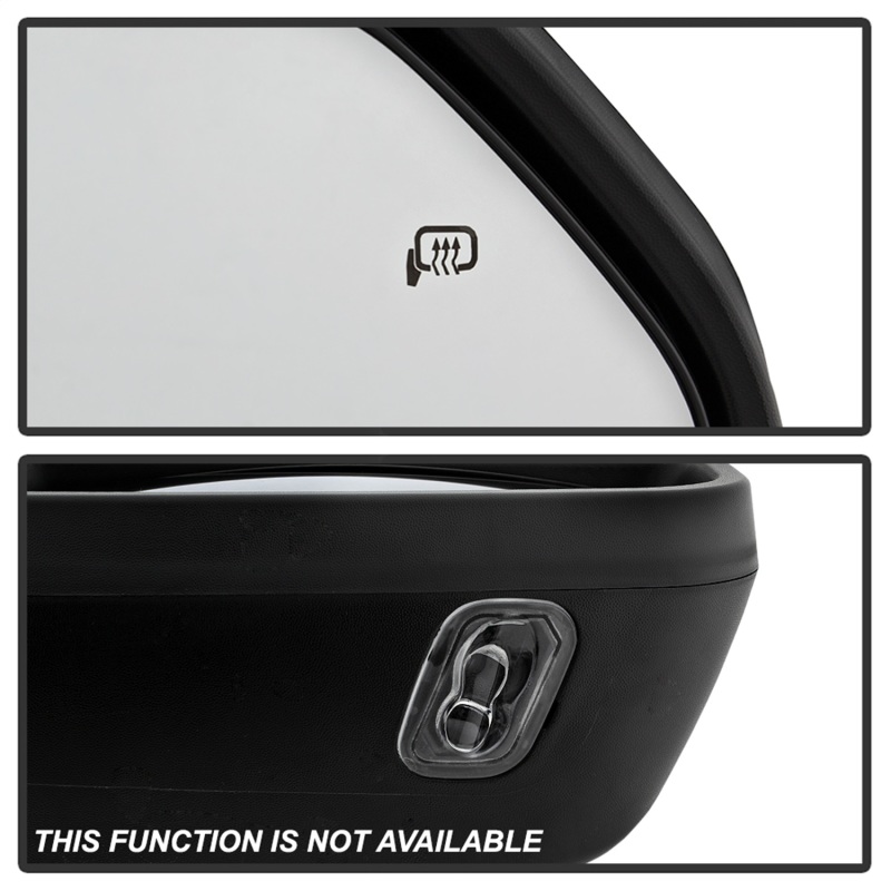 Ford F-250 SD Side Mirror - SPYDER - Heated Adj LED Signal Power Mirror - Smoke - `08-`15