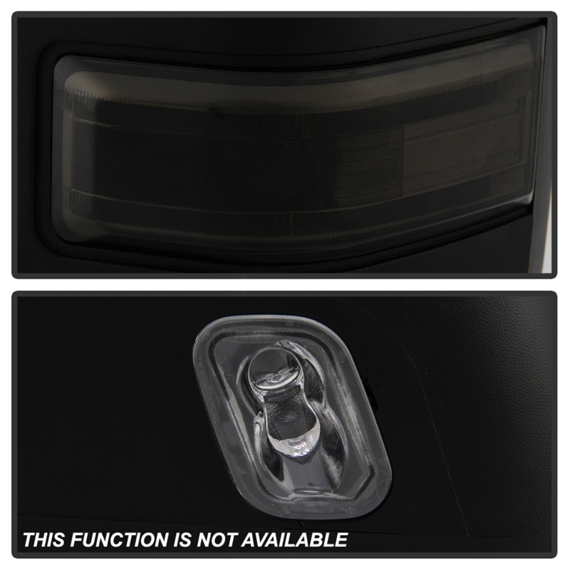 Ford Super Duty Side Mirrors - SPYDER - Heated LED Signal - Smoke - `99-`07