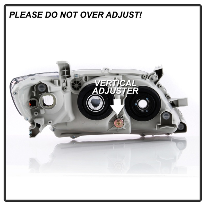 Toyota Camry Headlights - SPYDER - Halogen OEM - Black - `07-`09