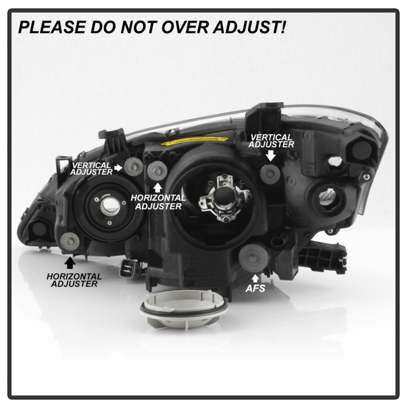 Lexus ES350 Headlight - Passenger Side - SPYDER - HID/AFS - `07-`09