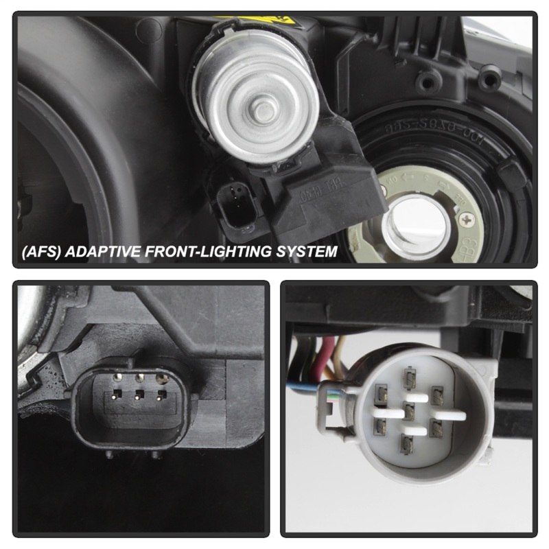 Lexus ES350 Headlights - Driver Side - SPYDER - HID/AFS, OEM Left - `10-`12