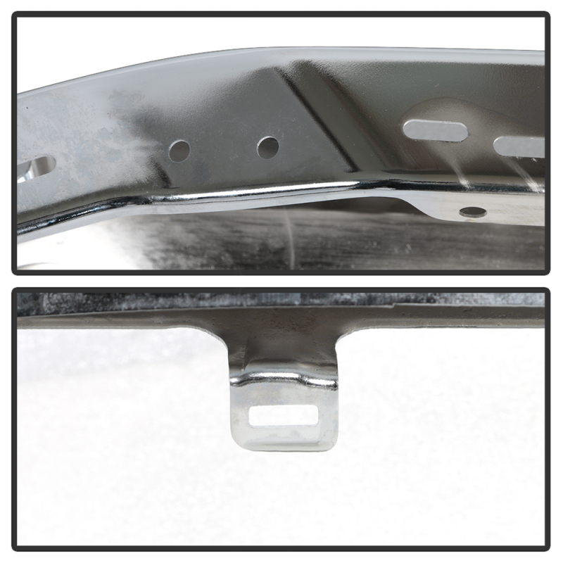 Ford F150 Bumper - Front - SPYDER - With Fog Lights Hole - Chrome - `18-`20