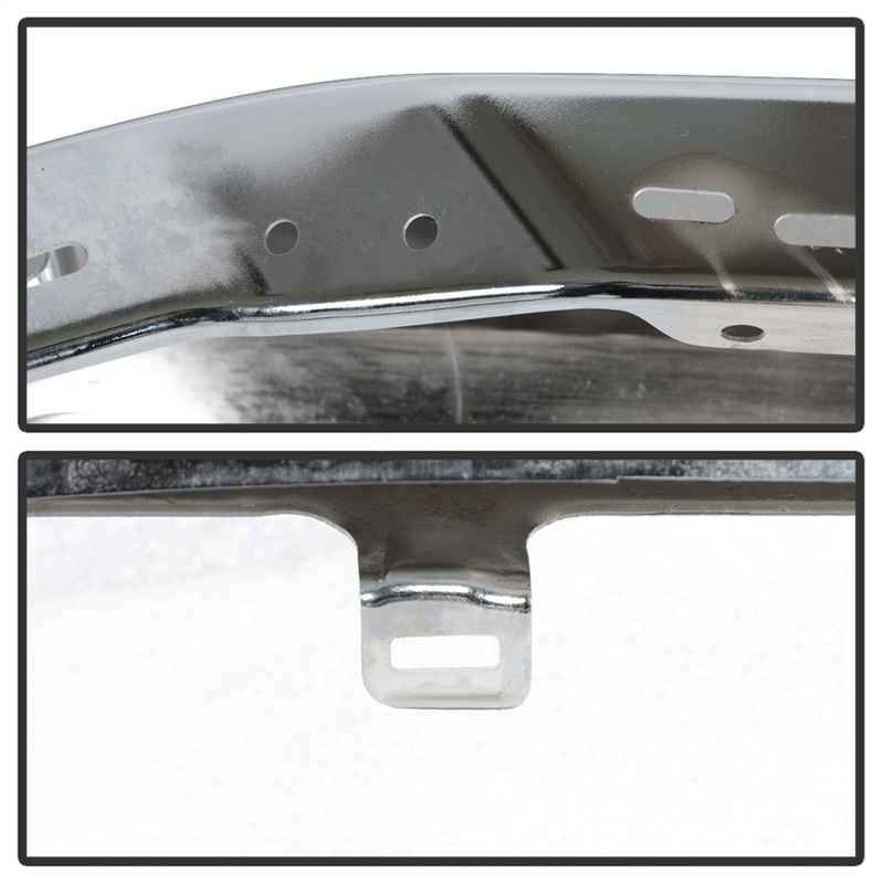 Ford F150 Bumper - Front - SPYDER - With Fog Lights Hole - Chrome - `18-`20