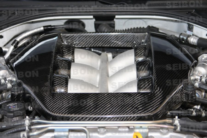 Nissan GTR Engine Cover - Seibon - Seibon 09-11 Carbon Fiber - Carbon Fiber - `09-`11