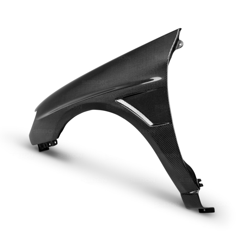 Subaru WRX STI Fenders - Seibon - 10mm Wider Carbon Fiber - Carbon Fiber - `06-`07