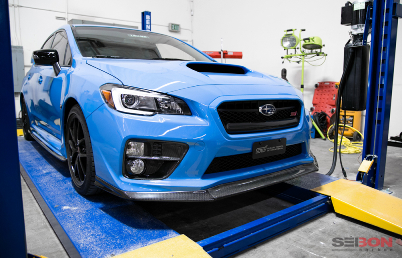 Subaru WRX STI Front Lip - Seibon - MB1-Style Carbon Fiber - `15-`17